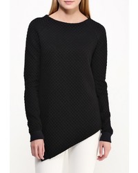 Женский черный свитер с круглым вырезом от Gloss
