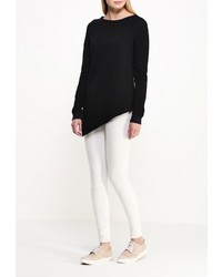 Женский черный свитер с круглым вырезом от Gloss