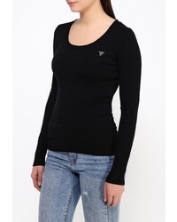 Женский черный свитер с круглым вырезом от Guess Jeans