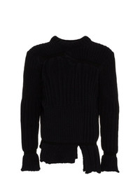 Мужской черный свитер с круглым вырезом от Helen Lawrence