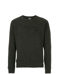 Мужской черный свитер с круглым вырезом от Hysteric Glamour