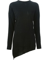 Женский черный свитер с круглым вырезом от I'M Isola Marras