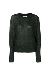 Женский черный свитер с круглым вырезом от Isabel Marant Etoile