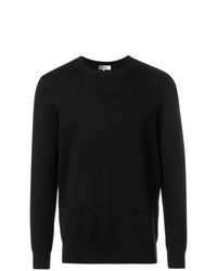 Мужской черный свитер с круглым вырезом от Isabel Marant