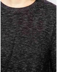 Мужской черный свитер с круглым вырезом от Jack and Jones