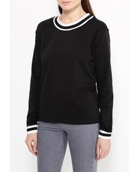 Женский черный свитер с круглым вырезом от Jacqueline De Yong