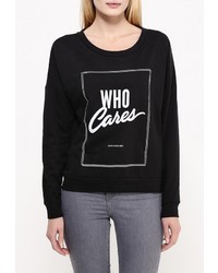 Женский черный свитер с круглым вырезом от Jacqueline De Yong