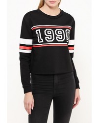 Женский черный свитер с круглым вырезом от Jennyfer