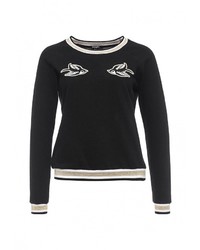 Женский черный свитер с круглым вырезом от Jennyfer