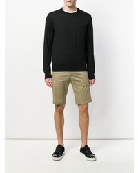 Мужской черный свитер с круглым вырезом от Dolce & Gabbana