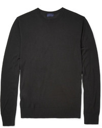 Мужской черный свитер с круглым вырезом от Lanvin