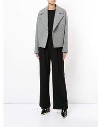 Женский черный свитер с круглым вырезом от Cyclas