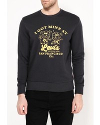 Мужской черный свитер с круглым вырезом от Levi's