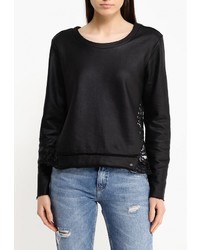 Женский черный свитер с круглым вырезом от Liu Jo Jeans