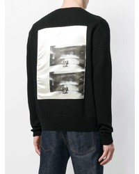 Мужской черный свитер с круглым вырезом от Calvin Klein 205W39nyc