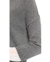 Женский черный свитер с круглым вырезом от Brochu Walker