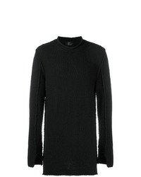 Мужской черный свитер с круглым вырезом от Lost & Found Ria Dunn