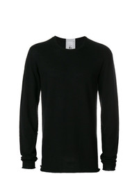 Мужской черный свитер с круглым вырезом от Lost & Found Rooms