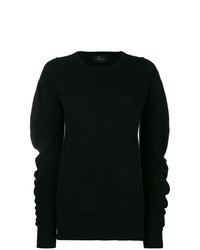 Женский черный свитер с круглым вырезом от Lost & Found Rooms