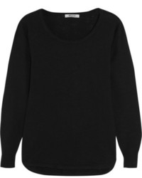 Женский черный свитер с круглым вырезом от Madewell