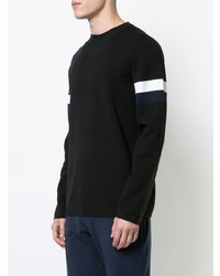 Мужской черный свитер с круглым вырезом от Aztech Mountain