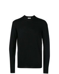 Мужской черный свитер с круглым вырезом от Mauro Grifoni