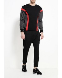 Мужской черный свитер с круглым вырезом от Max&amp;Jenny