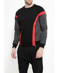 Мужской черный свитер с круглым вырезом от Max&amp;Jenny