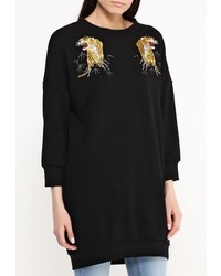 Женский черный свитер с круглым вырезом от Medicine