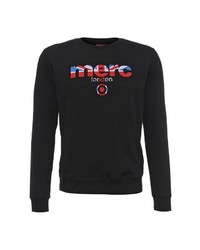 Мужской черный свитер с круглым вырезом от Merc