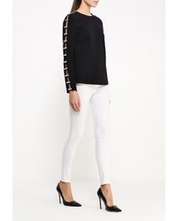 Женский черный свитер с круглым вырезом от MICHAEL Michael Kors