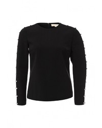 Женский черный свитер с круглым вырезом от MICHAEL Michael Kors