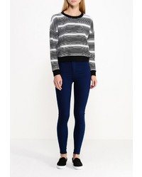 Женский черный свитер с круглым вырезом от MinkPink