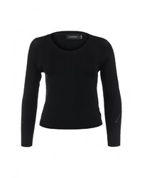 Женский черный свитер с круглым вырезом от MinkPink