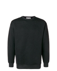 Мужской черный свитер с круглым вырезом от Moschino