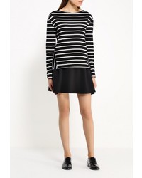 Женский черный свитер с круглым вырезом от Motivi