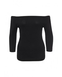 Женский черный свитер с круглым вырезом от Motivi