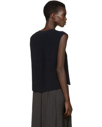 Женский черный свитер с круглым вырезом от Helmut Lang