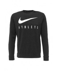 Мужской черный свитер с круглым вырезом от Nike