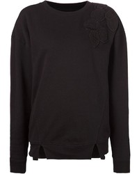 Женский черный свитер с круглым вырезом от Off-White