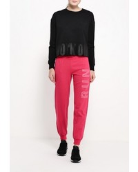 Женский черный свитер с круглым вырезом от Piazza Italia