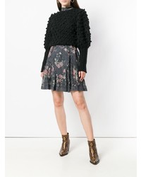 Женский черный свитер с круглым вырезом от Zimmermann