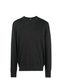 Мужской черный свитер с круглым вырезом от Ps By Paul Smith