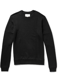 Мужской черный свитер с круглым вырезом от Public School