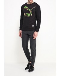 Мужской черный свитер с круглым вырезом от Puma