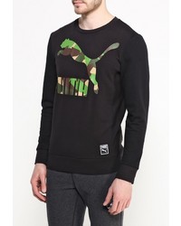 Мужской черный свитер с круглым вырезом от Puma