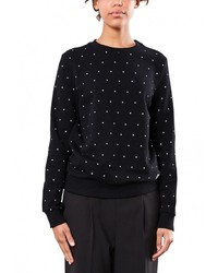 Женский черный свитер с круглым вырезом от Q/S designed by