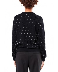 Женский черный свитер с круглым вырезом от Q/S designed by