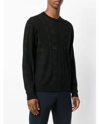 Мужской черный свитер с круглым вырезом от Ps By Paul Smith