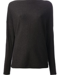 Женский черный свитер с круглым вырезом от Ralph Lauren